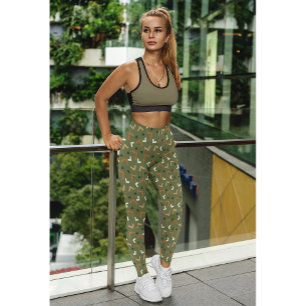 Cute Bridal Women Gymwear   Leggings