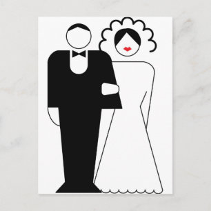 Cute bride to be postcard