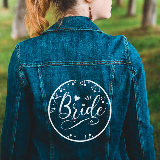  cute  Bride women's Denim Jacket