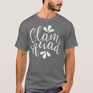 Cute Bridesmaid Bachelorette Party Bride Glam Squa T-Shirt