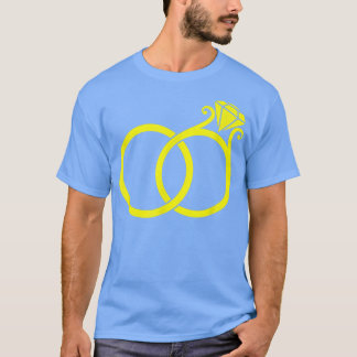 Cute Bridesmaid Bachelorette Party Bride Rings T-Shirt