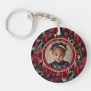 Cute Bridesmaid Gifts Custom Calla Lilies Key Ring