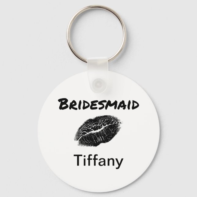 Cute Bridesmaid Key Ring (Front)