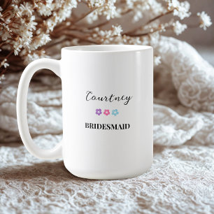Cute Bridesmaid name I can't say i do without you  Coffee Mug