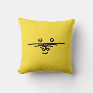 Cute Bright Fun Animal Face And Tail Cushion