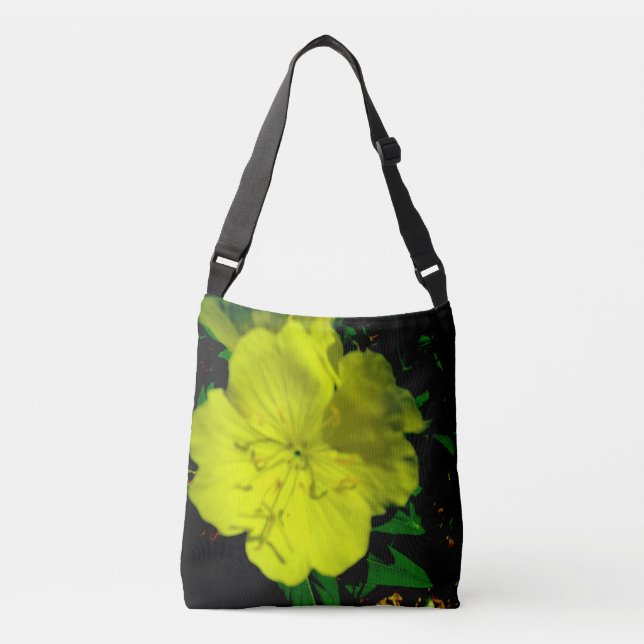 Cute Bright Yellow Flower Crossbody Bag (Front)