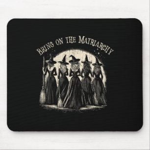 Cute Bring On The Matriarchy Halloween Kamala Wick Mouse Mat