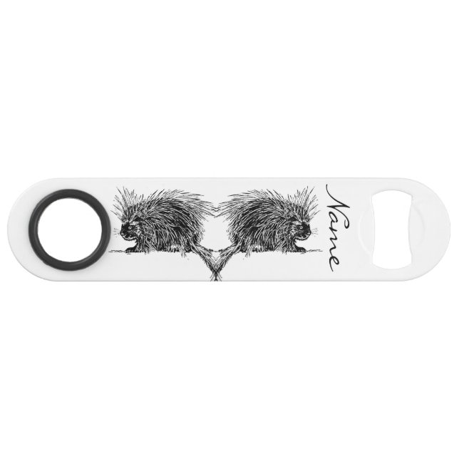 Cute Bristly Hedgehog Thunder_Cove (Back Horizontal)