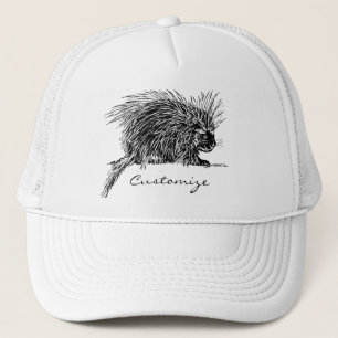 Cute Bristly Hedgehog Thunder_Cove Trucker Hat