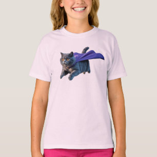 Cute British Shorthair Superhero T-Shirt