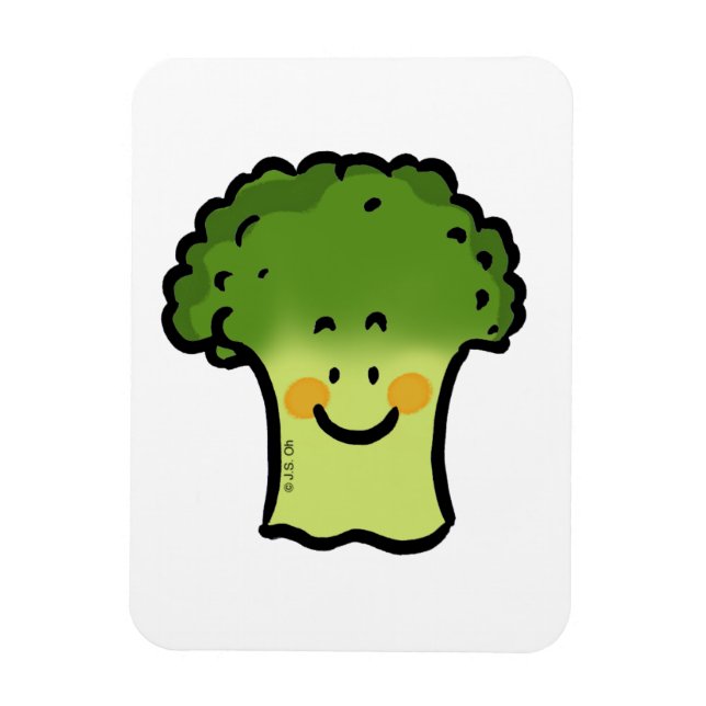 cute broccoli magnet (Vertical)