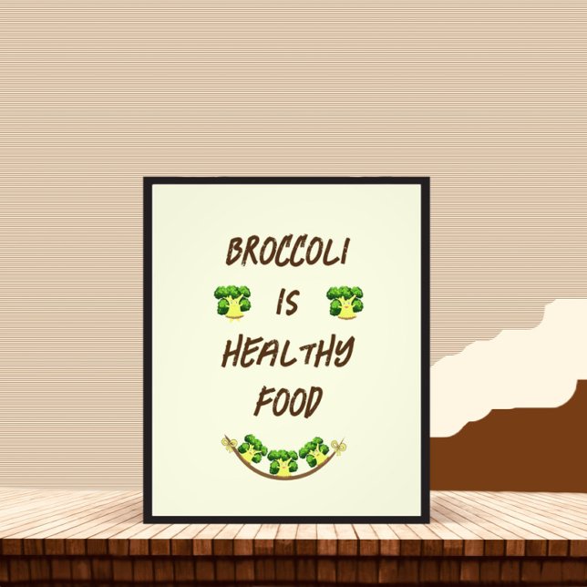 Cute broccoli photo print (Creator Uploaded)