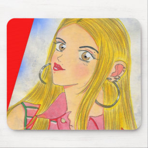 Cute Brooklyn Mouse Mat