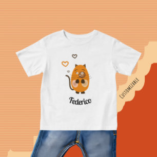 Cute brown cat baby T-Shirt
