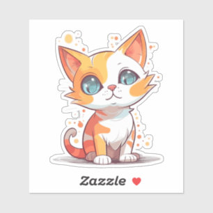 Cute Brown Cat Cartoon