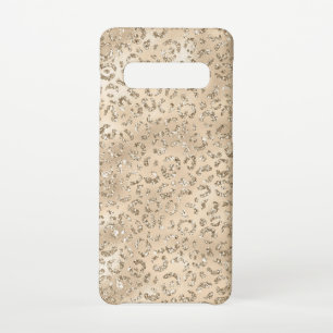 Cute brown Cheetah Leopard Skin Print Pattern Samsung Galaxy Case