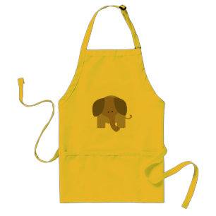 Cute Brown Elephant Standard Apron