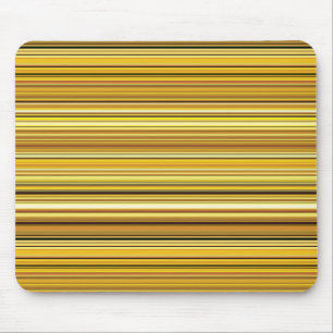 Cute brown golden stripes mouse mat