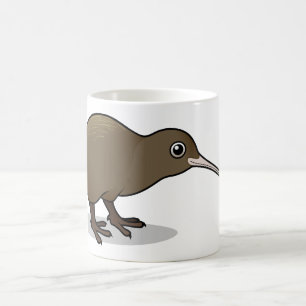 Cute Brown Kiwi from New Zealand Coffee Mug