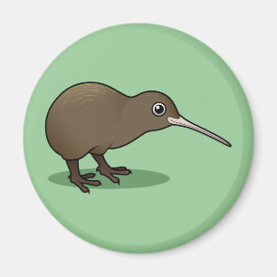 Cute Brown Kiwi from New Zealand Magnet