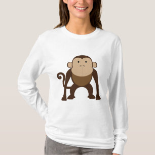 Cute Brown Monkey T-Shirt