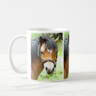 CUTE BROWN PONY COFFEE MUG