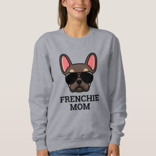 Cute Brown Tan French Bulldog Frenchie Dog Mum Sweatshirt