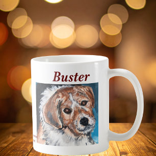 Cute Browns & Blacks PERSONALIZE Beagle Coffee Mug
