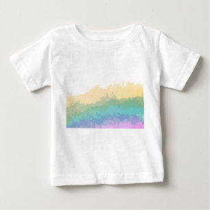 Cute brushstroke rainbow watercolor T-Shirt