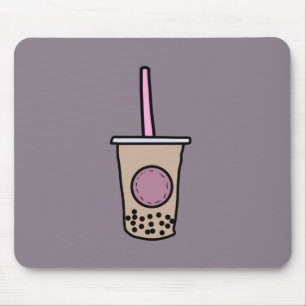 Cute bubble tea mouse mat
