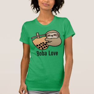 Cute Bubble Tea & Sloth T-Shirt