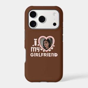 Cute Bubbly I Love My Girlfriend Heart Romantic
