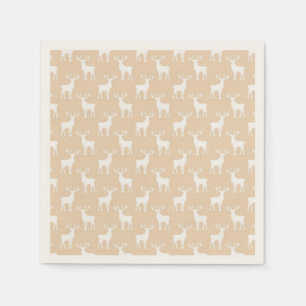 Cute Buck Deer Pattern Napkin