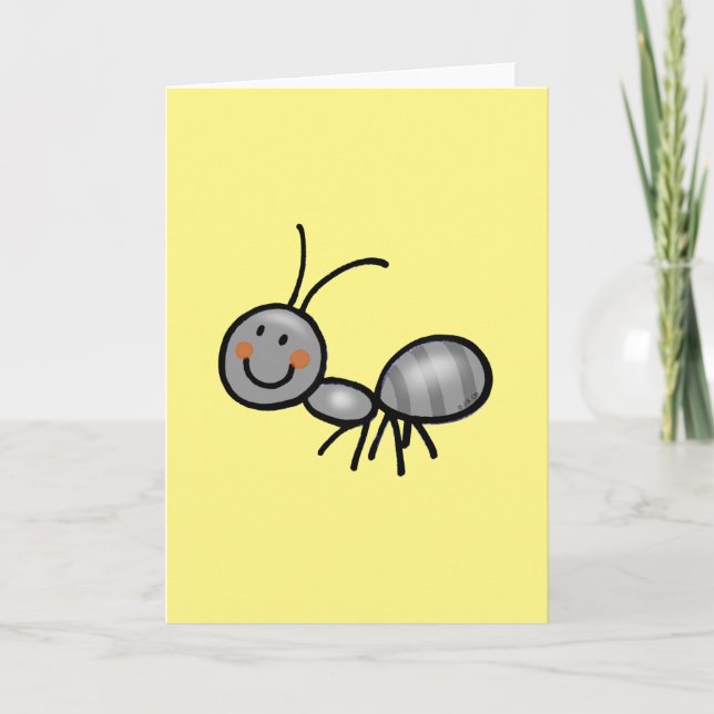 cute bug ant card (Front)