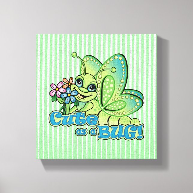Cute Bug Canvas Print (Front)