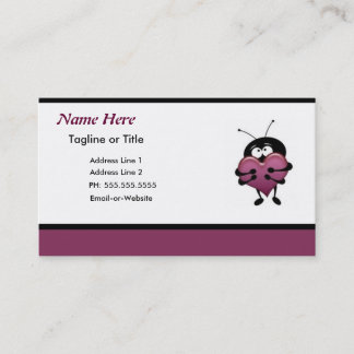 cute bug card template