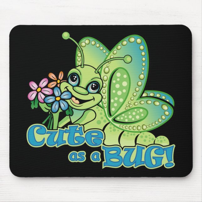 Cute Bug Mouse Mat (Front)