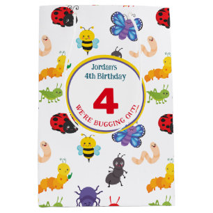 Cute Bug Party  Medium Gift Bag