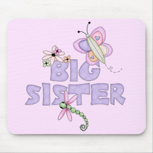 Cute Bugs Big Sister Mouse Mat