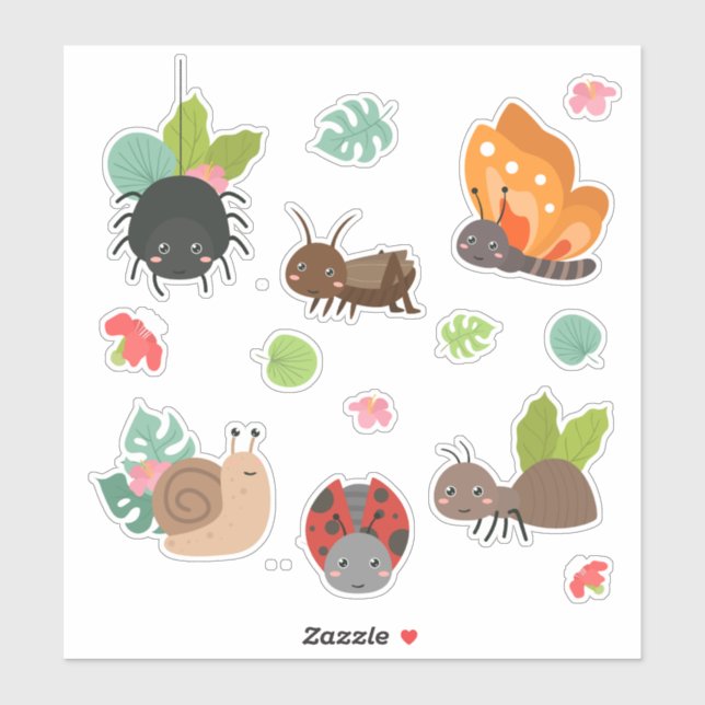 Cute Bugs Collection 5 Scrapbooking (Sheet)