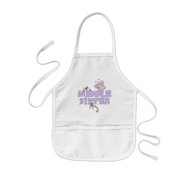 Cute Bugs Middle Sister Apron (Front)