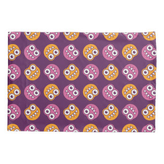 Cute Bugs Pattern In Purple Pink And Orange Pillowcase
