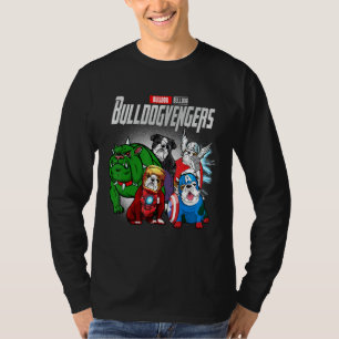 Cute Bull Dog Bull Terrier Bullvengers Assemble - T-Shirt
