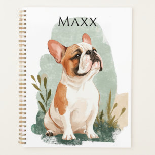 Cute Bulldog 2026 Planner Book Lovely Bulldog