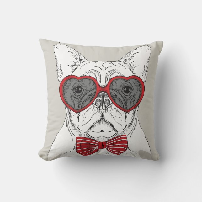 Cute Bulldog Cushion (Front)