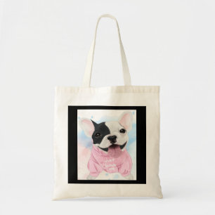 Cute Bulldog Just Love Me Dog Dog Lover Gifts Tote Bag