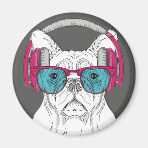 Cute Bulldog Magnet
