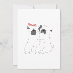 Cute Bulldog Matching Dog Lover Gift Holiday Card