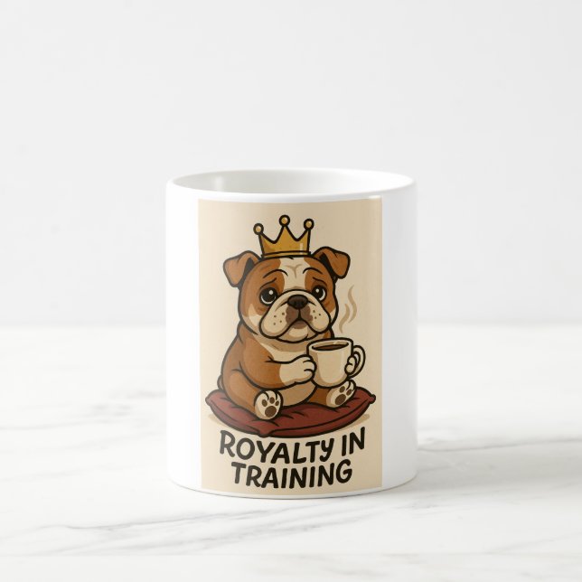 Cute Bulldog Mug (Center)