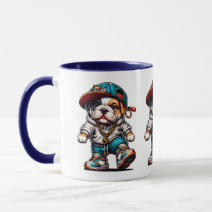 Cute Bulldog Puppy Streetwear Dog Mug